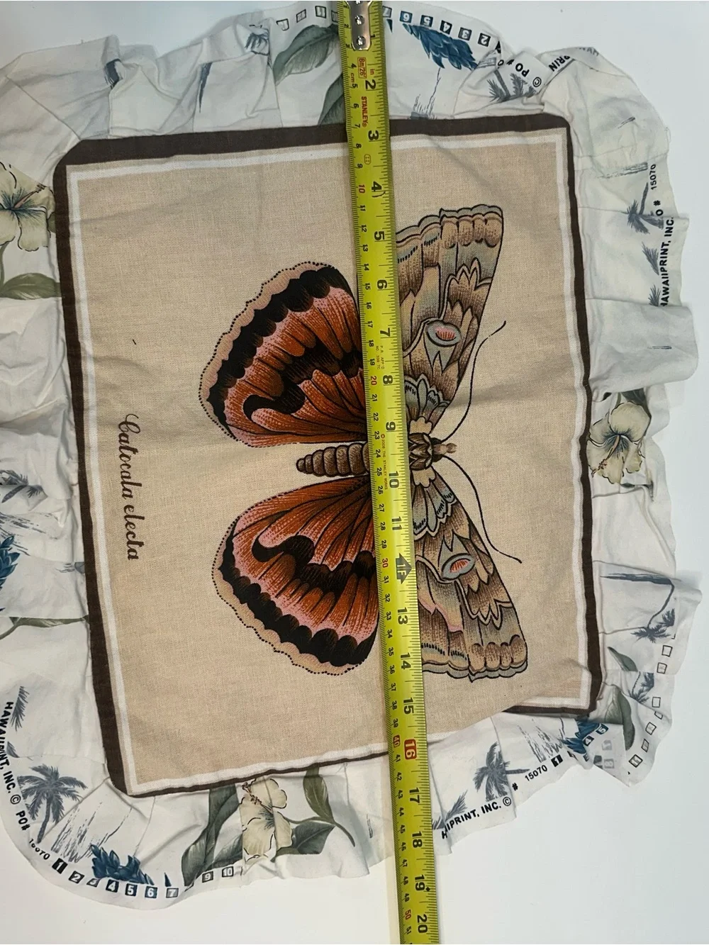Butterfly Print Decorative Pillow Covers - Beige,‎ Brown, Peach